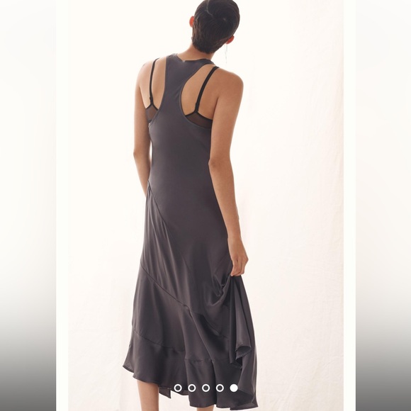 NEW Anthropologie Seamed Silk Dress - Picture 9 of 10